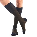 Calza lunga cotone Makò Mercerizzato con polsino inglese fondo blu Principe di Galles - MARRONE ROVERE