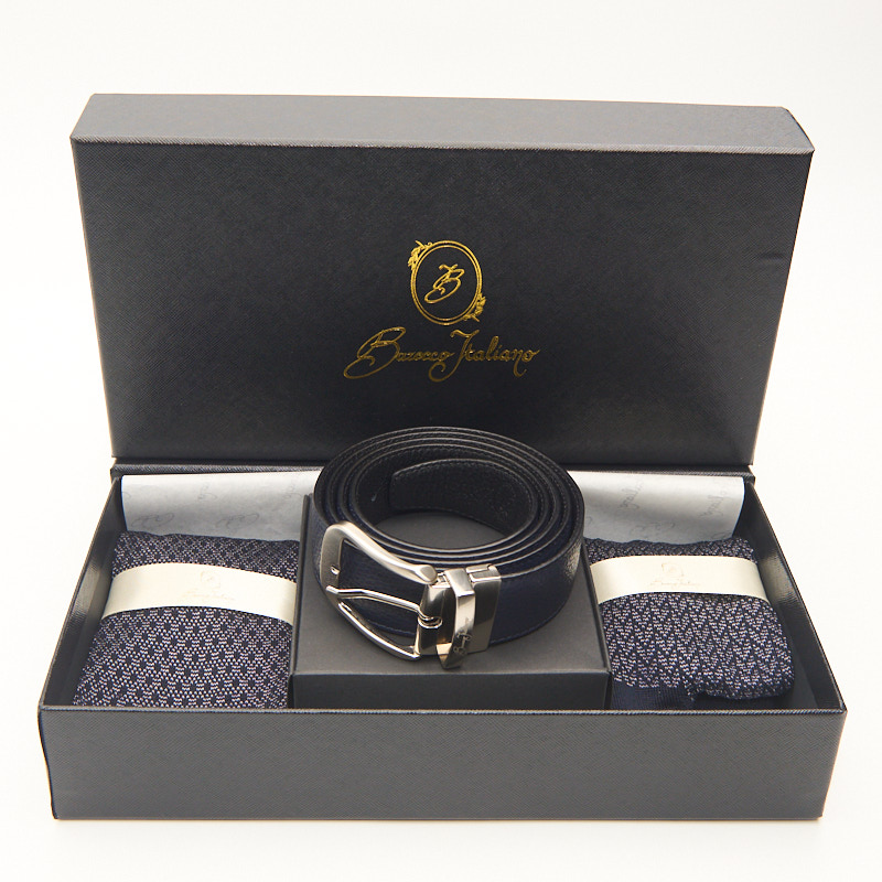 Box calza lunga cotone Filo di Scozia con polsino inglese e Cintura in morbida pelle - GRIGIO CENERE