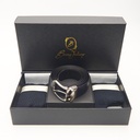 Box calza lunga cotone Filo di Scozia con polsino inglese e Cintura in morbida pelle - VERDE SCURO LARICE