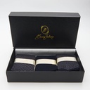 Box calza lunga cotone Filo di Scozia con polsino inglese - GRIGIO CENERE