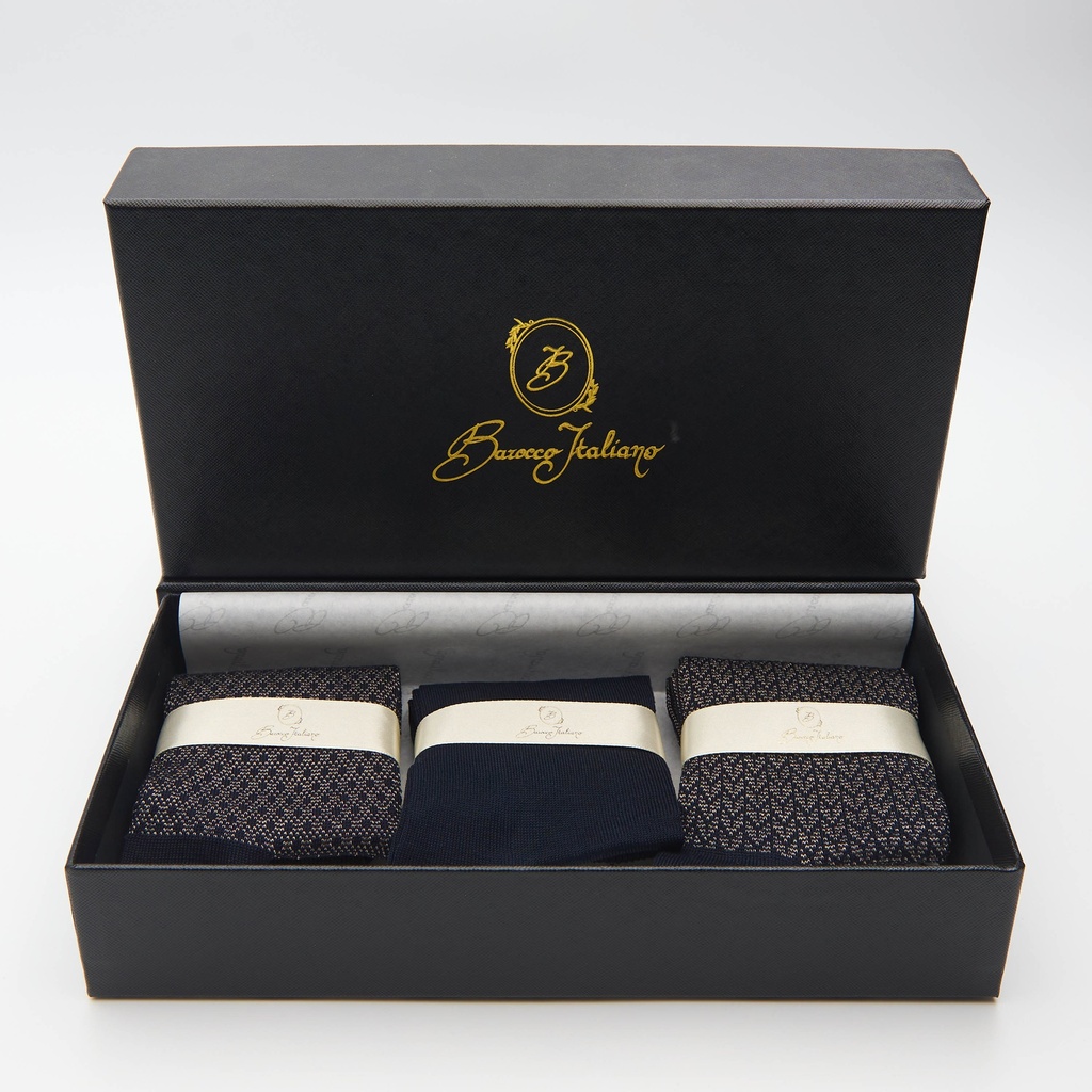 Box calza lunga cotone Filo di Scozia con polsino inglese - GIALLO DESERTO