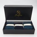 Box calza lunga cotone Filo di Scozia con polsino inglese - CELESTE SORGENTE