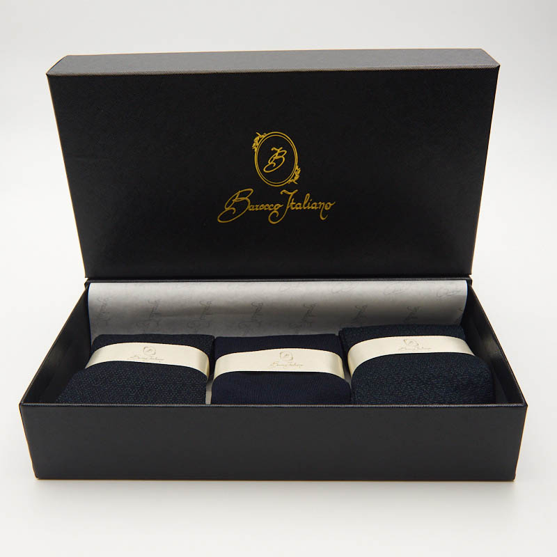 Box calza lunga cotone Filo di Scozia con polsino inglese - VERDE SCURO LARICE