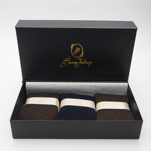 Box calza lunga cotone Filo di Scozia con polsino inglese - MARRONE ROVERE