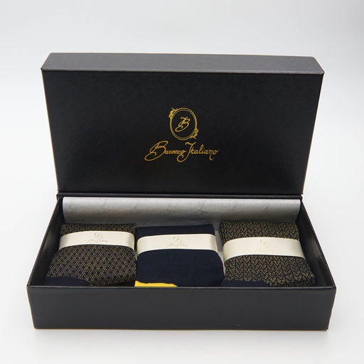 Box calza lunga cotone Filo di Scozia con polsino inglese - GIALLO SOLE