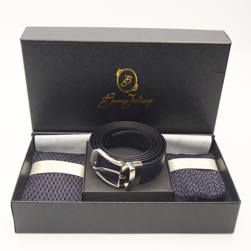 Box calza lunga cotone Filo di Scozia con polsino inglese e Cintura in morbida pelle - GRIGIO CENERE